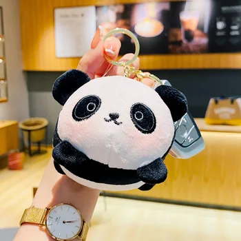 1 buc de Pluș Drăguț Figura Decomprima Cheie Chineză Panda Papusa Breloc cu Pandantiv Femei câțiva Copii Sac Breloc Accesorii Cadouri