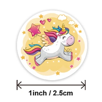  100-500pcs Unicorn Autocolant Drăguț Animale Autocolant pentru Copii Jucărie Clasic de Decorare Profesor de Școală Consumabile Încurajare Autocolant