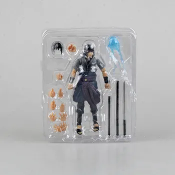 15cm Naruto comun mobile Uchiha Sasuke Anime Papusa figurina PVC jucării de Colecție cifre pentru prieteni cadouri