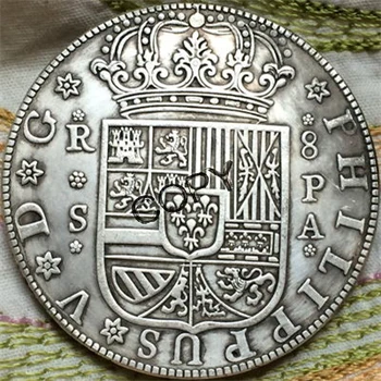  1731 Spania 8 Reales monede