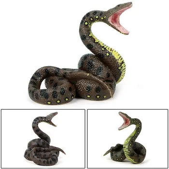  1buc Realiste Șarpe în Formă de Jucării Mișcare Realistă Simulare pe Model Animal Pentru Copii Reptilă Gigant Python Complicat Cadou o Jucarie pentru Copii