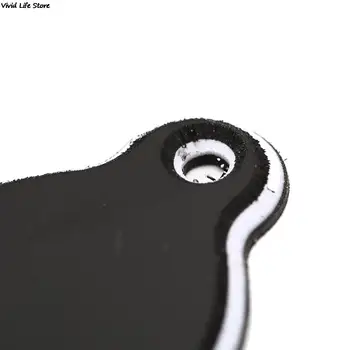  2 Găuri Negre Forma de Clopot PVC Truss Rod Placa de Acoperire Scroll Placa