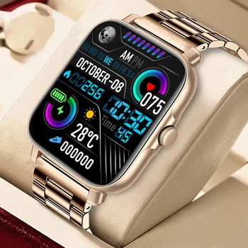  2022 Femei Ceas Inteligent Bărbați Rata de Inima Tracker de Fitness Ceasuri Bluetooth Răspuns Apel IP67 rezistent la apa Smartwatch pentru Android IOS