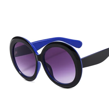 2022 Lux Supradimensionate Rotund ochelari de Soare pentru Femei Brand Design de Moda Gradient de Lentile de Soare, Ochelari de vedere Barbati Nuante de sex Feminin