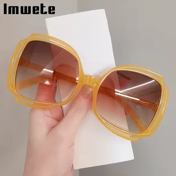  2022 Noua Moda Fluture ochelari de Soare Femei Tendință de Personalitate Gradient de ochelari de Soare Anti-ultraviolete UV400 Ochelari de Cadru Mare