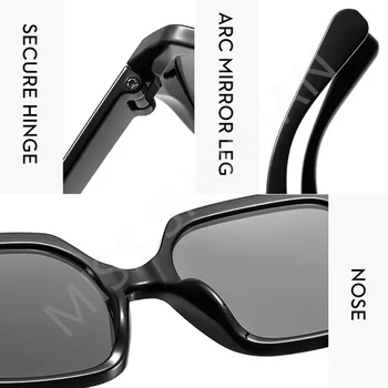  2022 Pătrat ochelari de Soare Femei Bărbați Vintage Gradient de Ochelari de Soare Retro Brand Designer de sex Feminin de Ochelari Ochelari de Oculos De Sol UV400