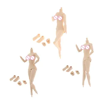  26.5 cm Corpului Feminin Mingea Papusa Cap 1/6 Parte pentru BJD Mobile Figura Mari/Mici Moale Bustul Palid/de Bronzat Pielii