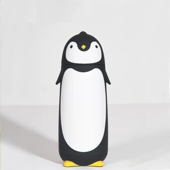  280ml Termos din Oțel Inoxidabil Sticla de Apa pentru Fete Drăguț Pinguin Forma Căni Cești de Cafea Perete Dublu Balon vidat pentru Apă Caldă