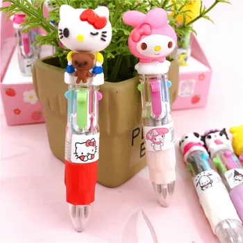  36buc/cutie 4 Culori Pix Mea Melodia Hello Kitty Kuromi Cinnamoroll Kawaii Rollerball Pen Școală de Aprovizionare de Birou Cadou de Papetărie