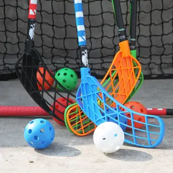  4buc de Hochei Floorball din PVC din material Plastic Stick Ball Street în aer liber, practicarea Sportului pe Gheață Hochei Pucul Echipamente