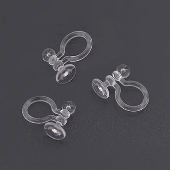  50pcs Transparent Ureche Clip Pentru a Face Bijuterii ,din material Plastic în formă de U-Ureche Clip Cercei Accesorii Bijuterii DIY Concluziile