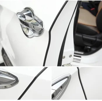  5M/Pachet Auto Auto Universal Ușă Marginea de Cauciuc Zero Protector Laminat Bandă de Protecție Benzi de Etansare Anti-freca DIY Auto-styling