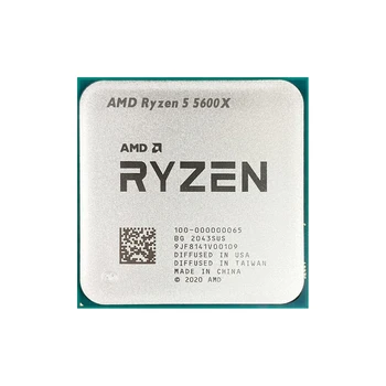  AMD Nou Ryzen 5 5600X R5 5600X CPU Procesor 7NM 3.7 GHz 6-Core 12-Fir 65W DDR4 PCIe 3.0 L3=32M Socket AM4 CPU Processador