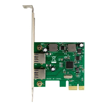  ASM1042 PCI Express Card Adaptor PCI-E X1 Dual-Port USB3.0 Card de Expansiune 5G Rata Riser Card USB3.0 Conversie Card