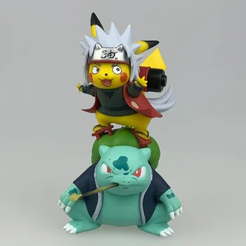 Autentic Pokemon Anime Figurine Model Popit Pikachu Bulbasaur Cosplay Jiraiya Kawaii Colectare De Jucarii Si Cadouri Pentru Copii