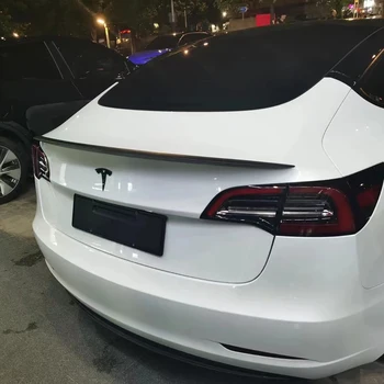  AWD original real fibră de carbon Spoiler pentru Tesla Model 3 auto Spoilere pentru Tesla Model Y