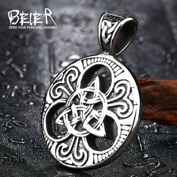  Beier Beier Thor Ciocanul Mjolnir Viking Amuleta Ciocan Scandinave rune Nordice pandantiv colier pentru Bărbați Bijuterii LLBP8-259P