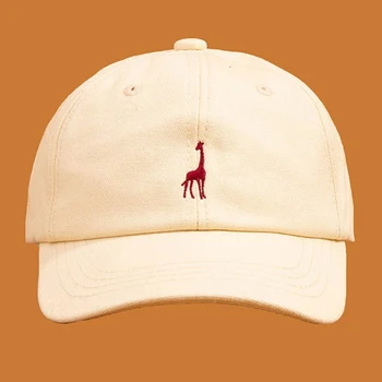  Bumbac broderie Giraffe soare capace de sport reglabile bărbați femei hip hop tata pălării de moda sapca snapback noi