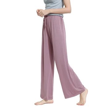  Bumbac Pantaloni de Pijama Pentru Femei Casual Culoare Solidă Homewear Pantaloni Moale Pantaloni de Pijama Homewear pantaloni Femei