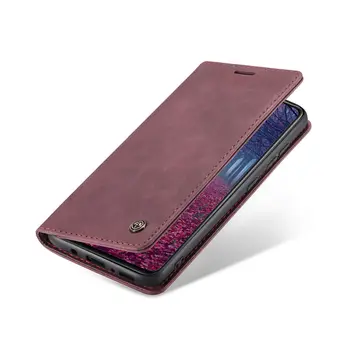  Caz De Telefon Pentru Samsung Galaxy A31 Piele Magnetic Flip Cover Portofel Card De Credit Slot Pliabil Rezistent La Șocuri Complet Capacul De Protecție