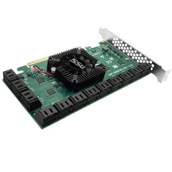  Chi Miniere Coloană 24 Port SATA PCI Express X16 Controller SATA pe PCI-E Adaptor PCIE, SATA Add Pe Card PCIE să SATA3 Card de Expansiune