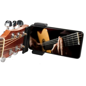  Chitara Clip Capul Suport de Telefon Mobil de Difuzare Bracket suport Trepied Clip Clemă pentru Acasă de Înregistrare de Muzică
