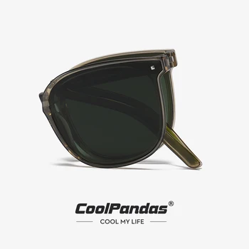  CoolPandas 2022 Noi Pliabil Cadru Ochelari De Soare Femei Pliere Bărbați Ochelari Lentile Polarizate De Moda Ochelari De Soare Brand Design Ochelari