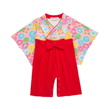  Copii Fete Baieti Vara Copilul Japonez Romper Print Kimono Copilul Nou-Născut Haine Chineză Tang Costum