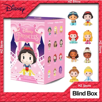  Disney Rapunzel, Alba ca Zapada Cenusareasa Mini Princess Figura Păpuși Orb Cutie Jucarii Surpriza Mister Jucărie pentru copii Copii Cadou