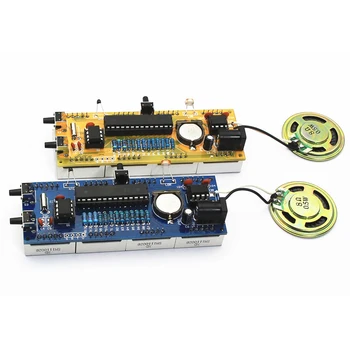  DIY Ceas Electronic de Sudare Kit de Formare Digital Tub de Timp, Temperatura Data de Noapte Show Speaker-Ceas cu Alarmă PCB Kit de Lipit