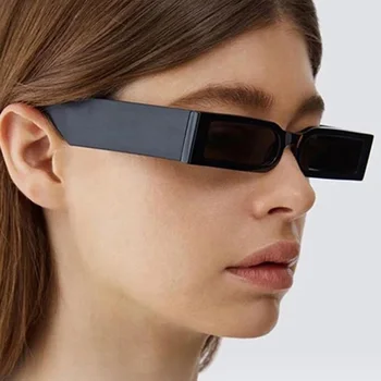  Dreptunghi Cadru ochelari de Soare Moda 2021 Hip Hop Vintage Designer en-Gros Nuante de Negru Ochelari de Lux Pentru Bărbați Și Femei UV400