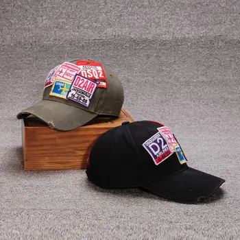 DSQ2 Brand pentru Bărbați Șepci de Baseball de Bumbac de Înaltă Calitate DSQ scrisoare broderie Barbati, Femei, Sepci de Baseball Hip Hop Snapback Hat Tata Pălării
