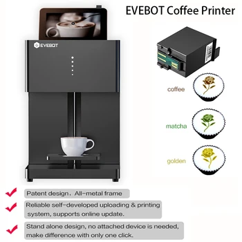  EVEBOT 3D Latte Art Cafea Printer Mașină de Cafea Creative DIY Personalizare Inkjet Alimente Printer Caramel Imprimanta Cu WIFI Noi