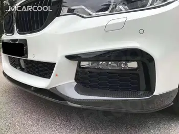 Fibra de Carbon Spoiler Fata Buze Repartitoare de Kituri de Corp pentru BMW Seria 5 G30 G31 G38 M-Tech M-Sport 2017-2020 MP Stil