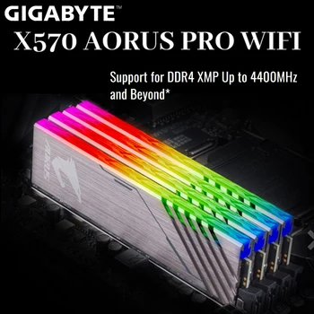  Gigabyte X570 AORUS PRO WIFI Placa de baza Suporta AMD Socket AM4 Ryzen CPU 128GB DDR4 Memorie PCIe 4.0 M. 2 RGB ATX Placa de baza Noua