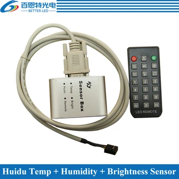  HD-S108 Temperatura + Umiditate + Senzor de Luminozitate pentru Huidu Plin de culoare LED semn Display controller