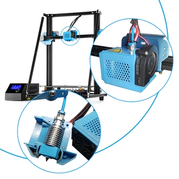  Imprimanta 3D Hotend Extruder Kit cu Capac de Silicon pentru Creality CR10-V2 Seria 3D Printer Piese