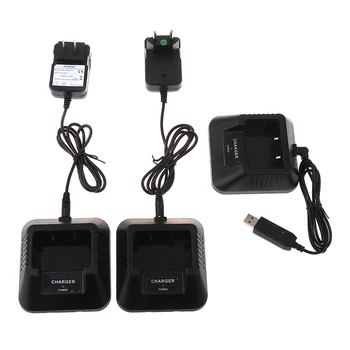  Incarcator de Baterii auto Pentru UV-5R/5RE DM-5R UE/SUA/USB de Emisie-Receptie Radio