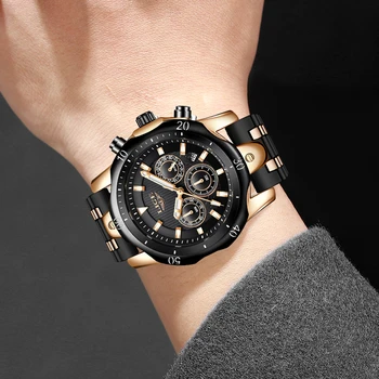  LIGE Ceas de Moda pentru Bărbați Sport Mens Ceasuri Impermeabil Cuarț Data Ceas Militar, Ceas de Ceas Barbati Relogio Masculino+Cutie