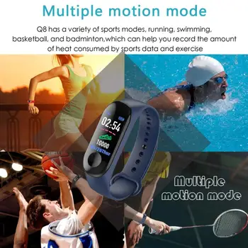  M3 Bărbați Femei Fitness Tracker Sport Inteligent Ceas Bratara Heart Rate Monitor De Presiune Sanguina Sănătate Bratara Bluetooth Smart Band