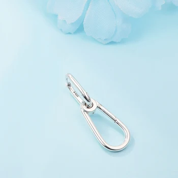  MI Link-ul de Hoop Cercei Argint 925 Sterling Silver Single Cercei pentru Femeile de Nunta Elegante, Bijuterii Fine Ureche Brincos en-Gros