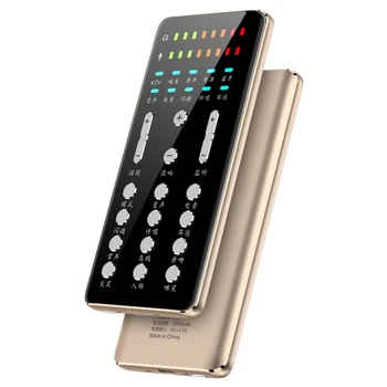  Mixer de sunet Bord pentru Live Streaming Changer Voce placa de Sunet cu mai Multe Efecte de Bord pentru Telefonul Mobil Laptop PC