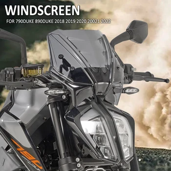  Motocicleta Carenaj Fata Parbrizului Parbriz Zbura Deflector de Vânt Ecran PENTRU 790 890 Duke 790Duke 890Duke 2018-2022 2020 2021