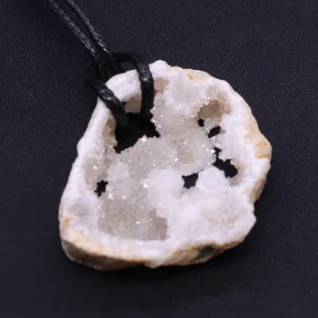  Naturale Agat Geode Prime Cristal Mineral Felie de Piatră Specimen DIY Coliere Prime de Bijuterii de Cristal Reiki de Vindecare Cristale Decor Acasă