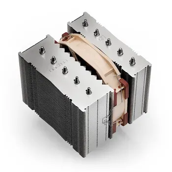  Noctua NH-D12L Înălțime Redusă 120mm Caz Radiator 5 Conducte de Căldură Dual Tower Radiator AMD/AM4/AM5 și LGA1700/1200 RAM Compatibil