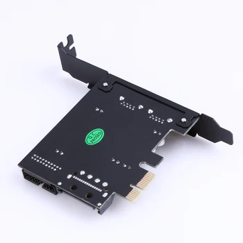  Notebook Smartphone de Expansiune PCI-E USB 3.0 2 Porturi PCI Express Card de Expansiune Converter pentru Bitcoin Miner Minier