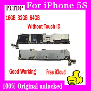  Original deblocat pentru IPhone 4s 5 5C 5S 6 6S 6P 6s plus placa de baza nu Atingeți ID-ul icloud curat complet chips-uri testat logica bord
