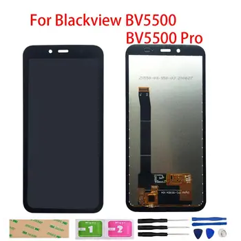  Original Mobile LCD Pentru Blackview BV5500 BV5500 Pro tv LCD Display Touch Screen Digitizer Ecran Modul de Asamblare Instrumente de Reparare