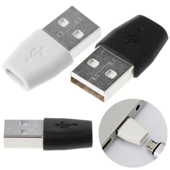  P82F USB 2.0 Micro USB de sex Masculin la Feminin Adaptor Convertor pentru Transfer de Date și Încărcare