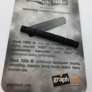  Parte Graph Tech PT-5042-00 Negru TUSQ XL 42mm strat de nuci plat